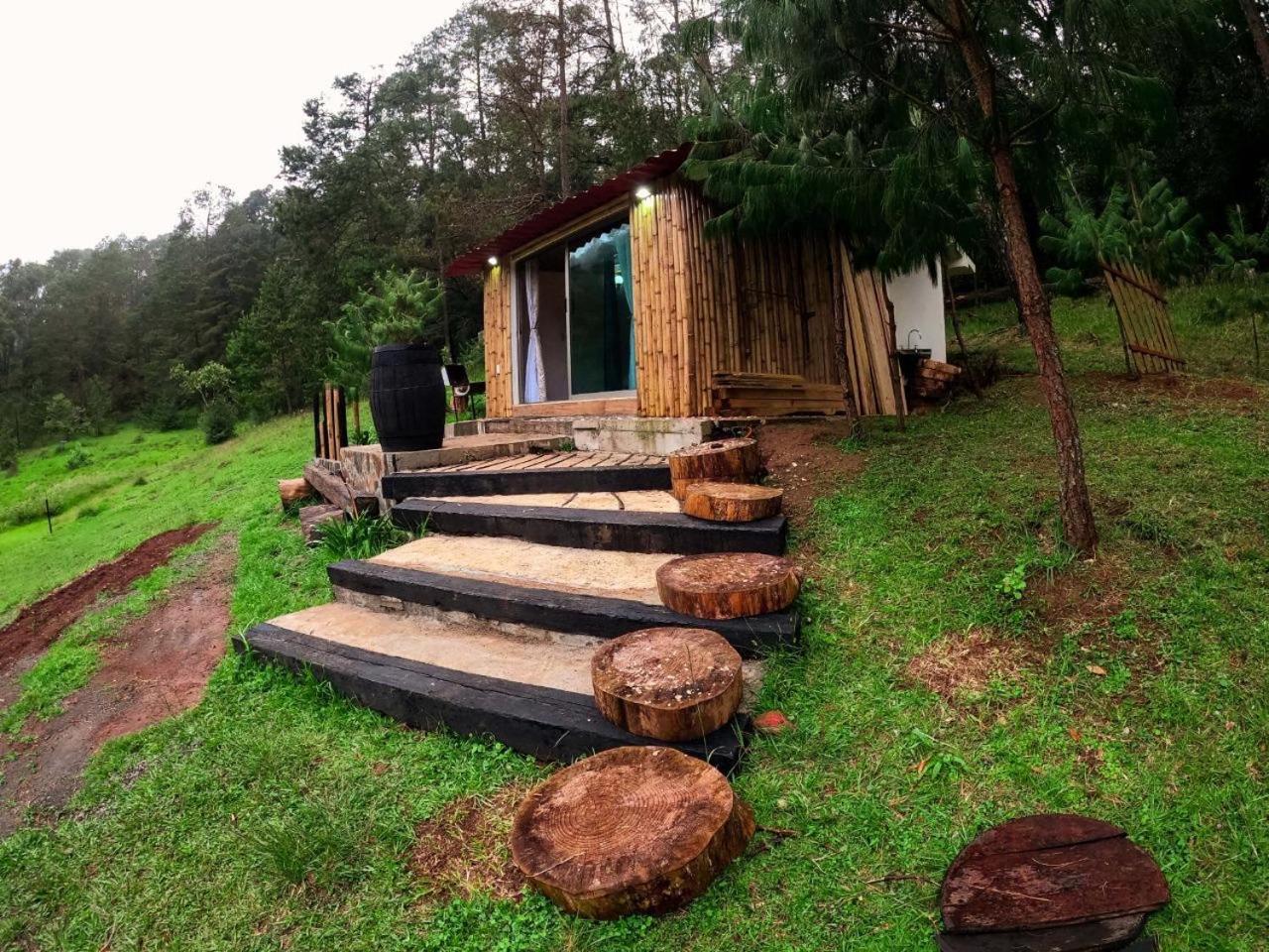Cabana Romantica En El Bosque! Acaxochitlán エクステリア 写真